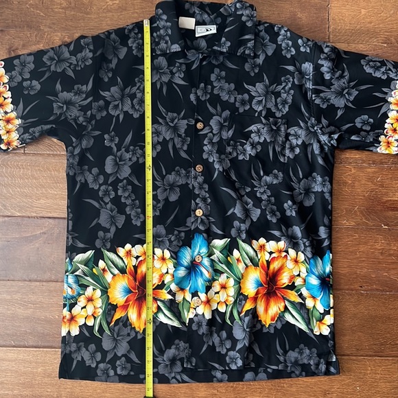 Good Vibes Vintage Surf Hawaiian Floral Shirt - Picture 7 of 7